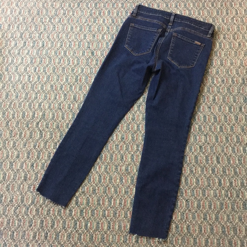 STS Blue High Waisted Skinny Jeans with Raw Hem - Picture 4 of 5